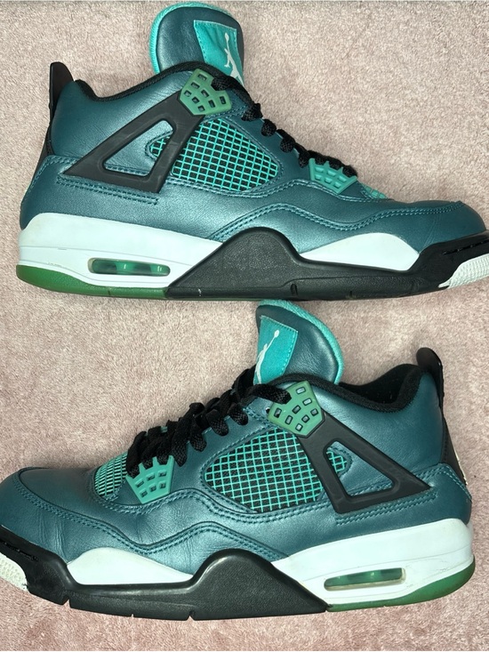 Air Jordan 4 Retro 30th Anniversary Size 9.5 Teal/white-black main image 5